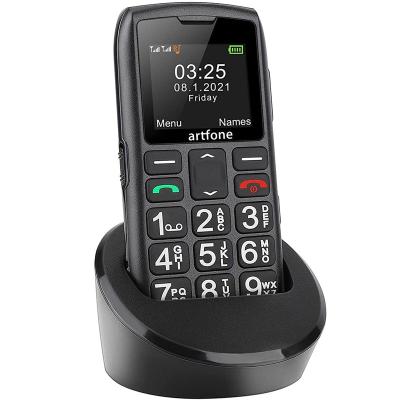 China Artfone C1 Top Big Button Fast Charging Mobile Phone, Unlocked Dual SIM Single Mobile Phone for Elderly, 1400mAh Battery for sale