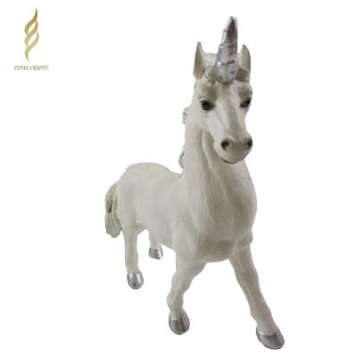 China Europe Resin Supplies Crafting Polyresin Resin Gifts Unicorn Crafts For Home Decoration for sale