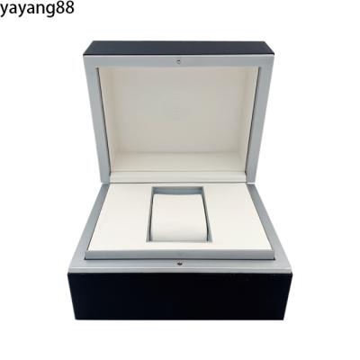 China Good Quality Custom Metal Tin Metal Watch Box With Luxury Black Logo for sale