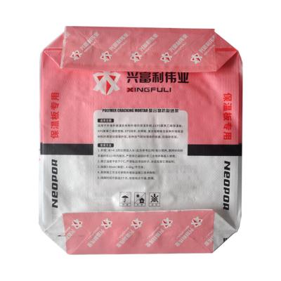 China Durable Woven Plolypropylene PP Valve Bag , Mortar Packing Bags Tear Resistant for sale