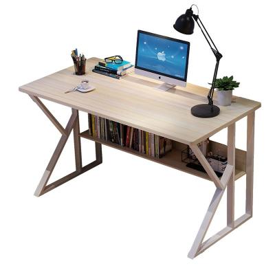 China Convertible Modern Computer Reception Table White Luxury Office Use Computer Writing Board for sale