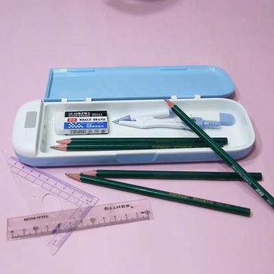 China Custom Cute Pen For School Apple Plastic Kawaii Fasion Boxes Leather Smiggle Up Clear Words Eco Eva Uv Pencil Case Kids Girls Bag for sale