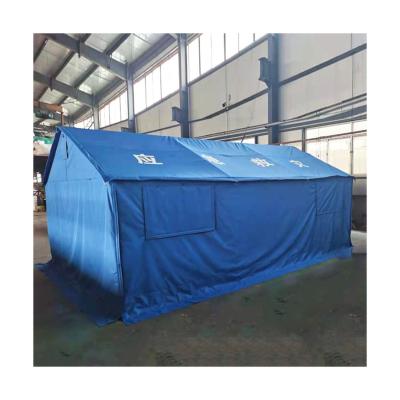 China Diagonal Tying Type Haoyu Oxford Disaster Relief Tent Wholesale Custom Printed Tents for sale