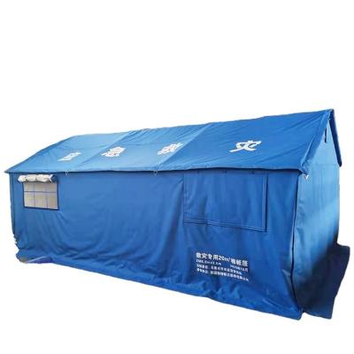 China Diagonal Tying Type Haoyu Oxford Disaster Relief Tent Wholesale Custom Printed Tents for sale