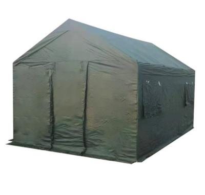 China Diagonal Bracing Type Haoyu Hotsale Custom Design Oxford Refugee Tent Rescue Space Large Emergency Tent for sale