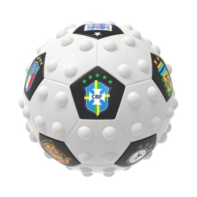 China Relieve Stress 3D Big Size Sound Soccer Sport Ball Push Bubble Football Snap Stress Balls Popt Bouncing Person Toys Worry Relief Fingertip Jumping Toy for sale