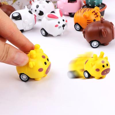 China Pull Back Toys Cute Mini Farm Animal Toys Pull Back Cars To Pull Back Force Cars Animal Cars For Kids Boy Baby for sale