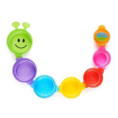 China Bath Toy Shower Toy Ins Hot Toy Spillers Stacking Straining Baby Cups Kids Funny 21*11*14cm for sale