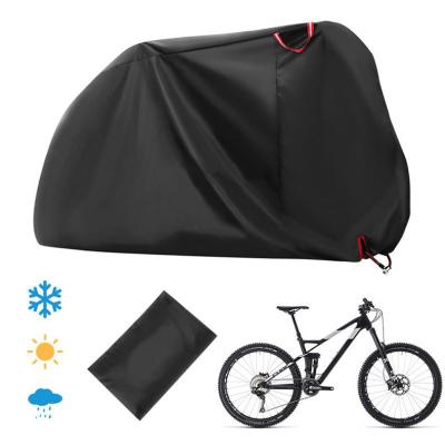 China 210D Mountain Bikes Dustproof Protection UV Scratch Resistant Outdoor Waterproof Bicycle Cover for sale