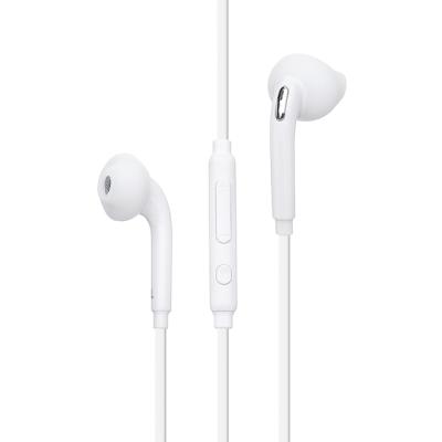 China Perfect Sound Wholesale S6 Wired Headphones 3.5mm In Ear Earbuds Earphone With MIC For Samsung Galaxy for sale