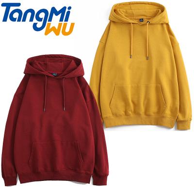 China TMW Men's QUICK DRY Hoodies Loose Cotton Color Oversize Men's Hoodies Sweatshirt White Hoodies for sale