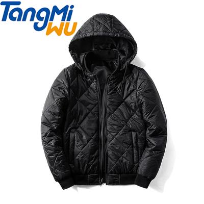 China QUICK DRY Zipper Stripper Coat Men Plus Cotton Stripper Jacket Quilted Jacket Sleeve Pocket Quilted Jacket Long for sale