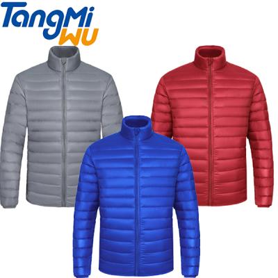 China TMW Anti-Wrinkle Water Resistant Zipper Long Sleeve Lightweight Stripper Jacket Shorts Down Jacket Duck Down Jacket for sale