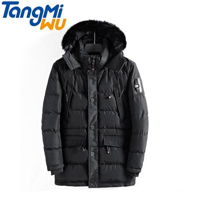 China QUICK DRY Thin Cotton Parka Men's Winter Jacket Warm Solid Thick Hooded Coat Down Parka Male Outwear Clothing Stripper Jacket for sale