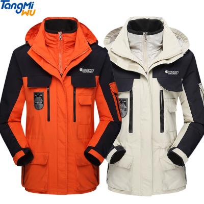 China Windproof Waterproof Outdoor Wear Snow Jacket Polyester Fleece Polyester Climbing Ski Jacket for sale