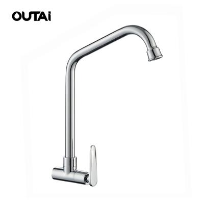 China Thermostatic Faucets Best Selling Stylish Brass Kitchen Faucet Single Handle Cold Water Wall Mounted Faucet for sale