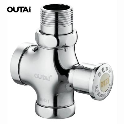 China Wholesale Squat Pan Bathroom Urinal Pan Wall Mount Push Button Squat Toilet Flush Valve for sale