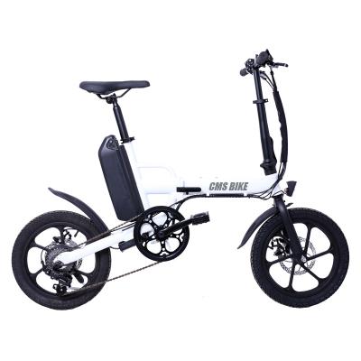 China Aluminum alloy Europe warehousethe hottest and best electric bicycle with removable E bike 36v voltage foldable battery for sale