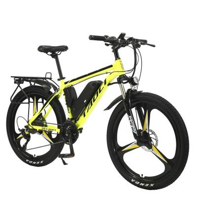 China Aluminum Alloy Mountain Electric Bike E Bike 26 Inch Ebike 350w Bicycle With Lithium Battery for sale