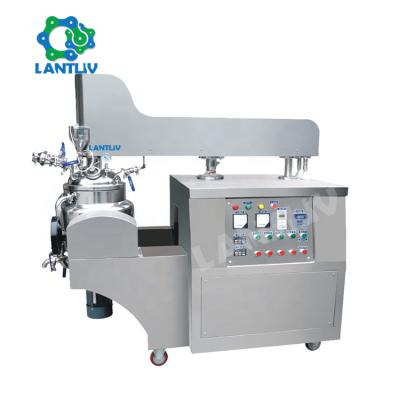 China Euro type viscous liquid small making machines 10L internal cosmetics and external circulation body lotion high shear stator rotor homogenizer for sale