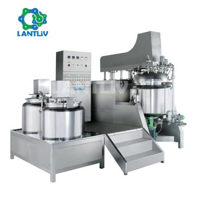 China Viscous Liquid Automatic Vacuum Emulsifying Mixer Industrial Food Blender For Chemicals for sale