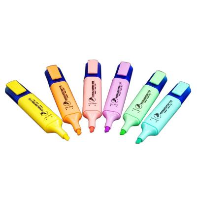 China office & HOT sale school marker pens cheap cost textmarker marcadores pasteles for school and office for sale