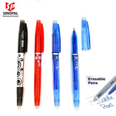 China Normal high quality jumbo size 0.7 mm bullet tip rub gel erasable pen suitable for leather and fabric for sale