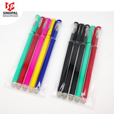 China Fine Point Normal Fancy Color Free Sample Refill Rubbing Erasable Pen With Eraser for sale