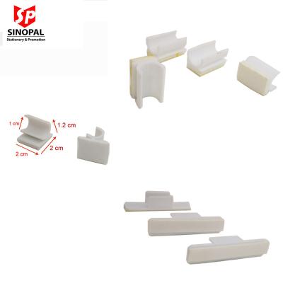 China Office 2021 Hot Selling Office 2021 Board Marker Adhesive Pen Holder Universal Square Plastic Pen Holder for sale