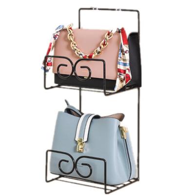 China Sustainable Rack-Mounted Wall Mount Rack For Handbag Storage for sale