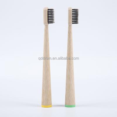 China Biodegradable High Quality Bamboo Toothbrushes Soft Stiffen Handle Biodegradable Toothbrush for sale