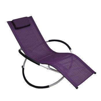 China Modern Office Weightless Rocking Chair Cheap Garden Park Rest Chair for sale