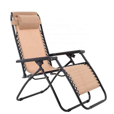 China Modern Lightweight Beach Lounger Weightless Recliner Folding Chair for sale