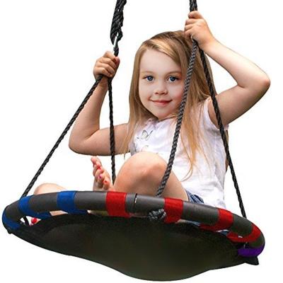 China Modern Outdoor Round Platform Swing Saucer Tree Nest Swing For Kids for sale