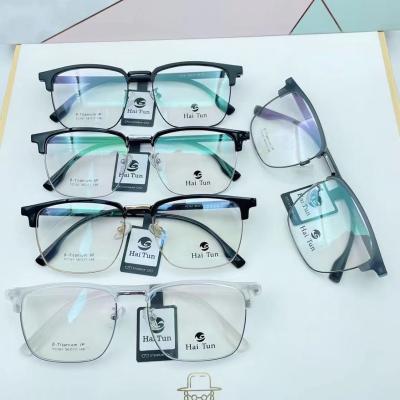 China For Reading Glasses Fashion Glasses New Optical Glasses Frame Light Blue Half Rim Optical Eyewear Glass Business Men for sale