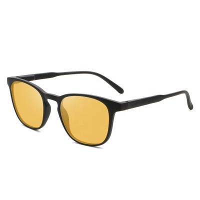 China For Computer Glasses Top Yellow Tr90 Blue Anti Blocking Blue Light Computer Glasses Light Weight for sale