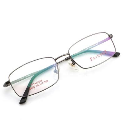 China Hot sale /Retro/fashion/popular 2019 retro for women men eye titanium full sight glasses fit new optical glass titanium sight for sale