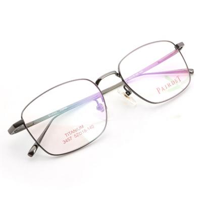 China Hot Sale Factory Wholesale Titanium Trendy Square Circle Memory Optical Sight Titanium Flexible Optical Sight /Retro/fashion/popular for sale