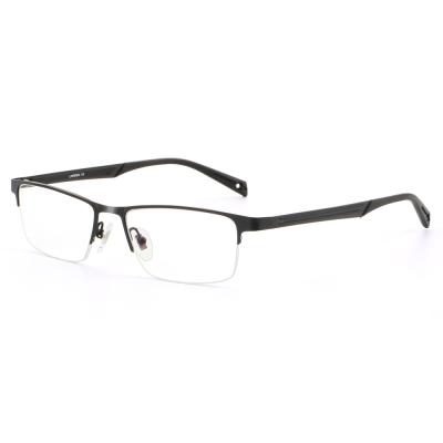 China Optical Glasses For Myopia 2019 Newest Fashion Metal Half Sight Classic Tr90 Glass Legs Optical For Men Business Work Glasses for sale