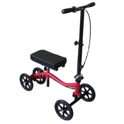 China Foldable And Detachable Knee Scooter Walker Pad Rehabilitation Aid Wheels Mobility Knee Walking Scooters For Adult for sale