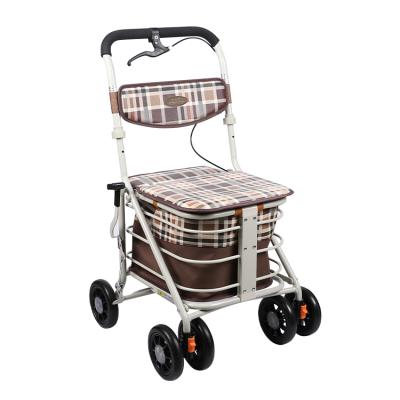 China Super Wholesale Walker Rehab Suppliers Elder Folding Shopping Cart Shopping Cart With Seat for sale