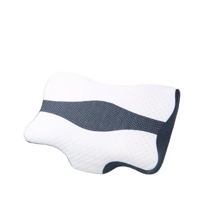 China Anti-fall orthopedic pillow therapy memory foam pillow sleep cover cutout memory foam pillow removeable for sale