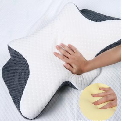 China Therapy Other Function Pillows Wholesale Comfortable Sleep Bedroom Under Neck Memory Foam Gel Pillow for sale