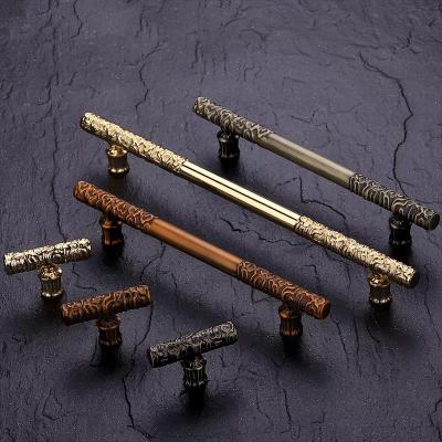 China Modern Zinc Alloy Pulls Kitchen T Bar Furniture And Sideboard Dresser Handle for sale