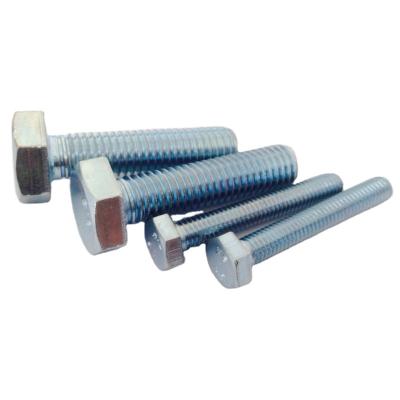 China Cold Steel DIN933/DIN931/DIN934 M12 1/2 Heading And Q195 Hex Countersink Bolts And Nuts For Connection for sale