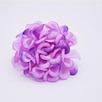 China Decorate Hot Sale 11cm Silk Hydrangea Artificial Flower Funeral Flower Wall Wreath for sale