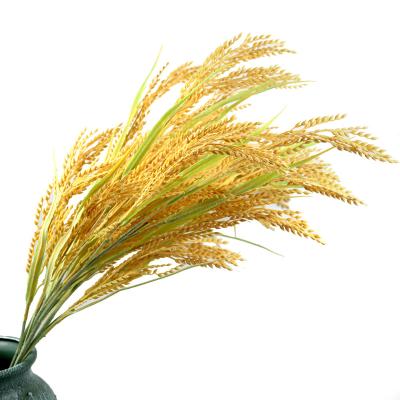 China Hot Selling Indoor Touch Realism 92cm Decoration Artificial Wheat Ears For Banquet Wedding Home for sale