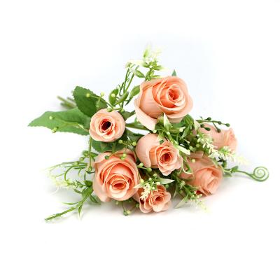 China New 30cm Home Decor Artificial Flower Bouquet Rose For Home Wedding Decoration for sale