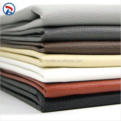 China Best Quality 100% Abrasion-Resistant PU Upholstery Synthetic Leather For Sofa for sale