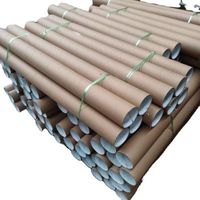 China 2022 Best Selling Customized Brown Biodegradable Kraft Paper Mailing Textile Roll Core Cardboard Paper Tube Factory for sale